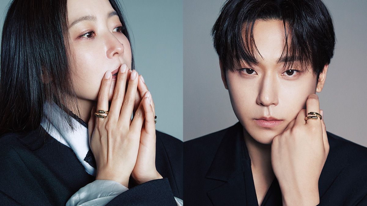 유니세프 엑설런스 반지를 착용한 배우 김희선, 배우 이도현
